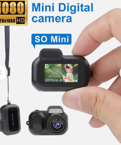 Retro Mini Camera With Screen Indoor Home Outdoor 1080p HD